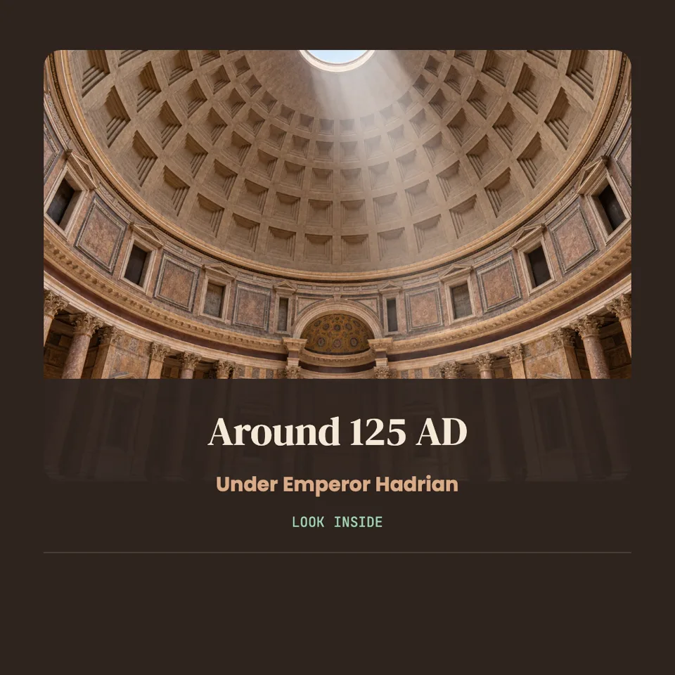 The 1,900-Year-Old Concrete Dome